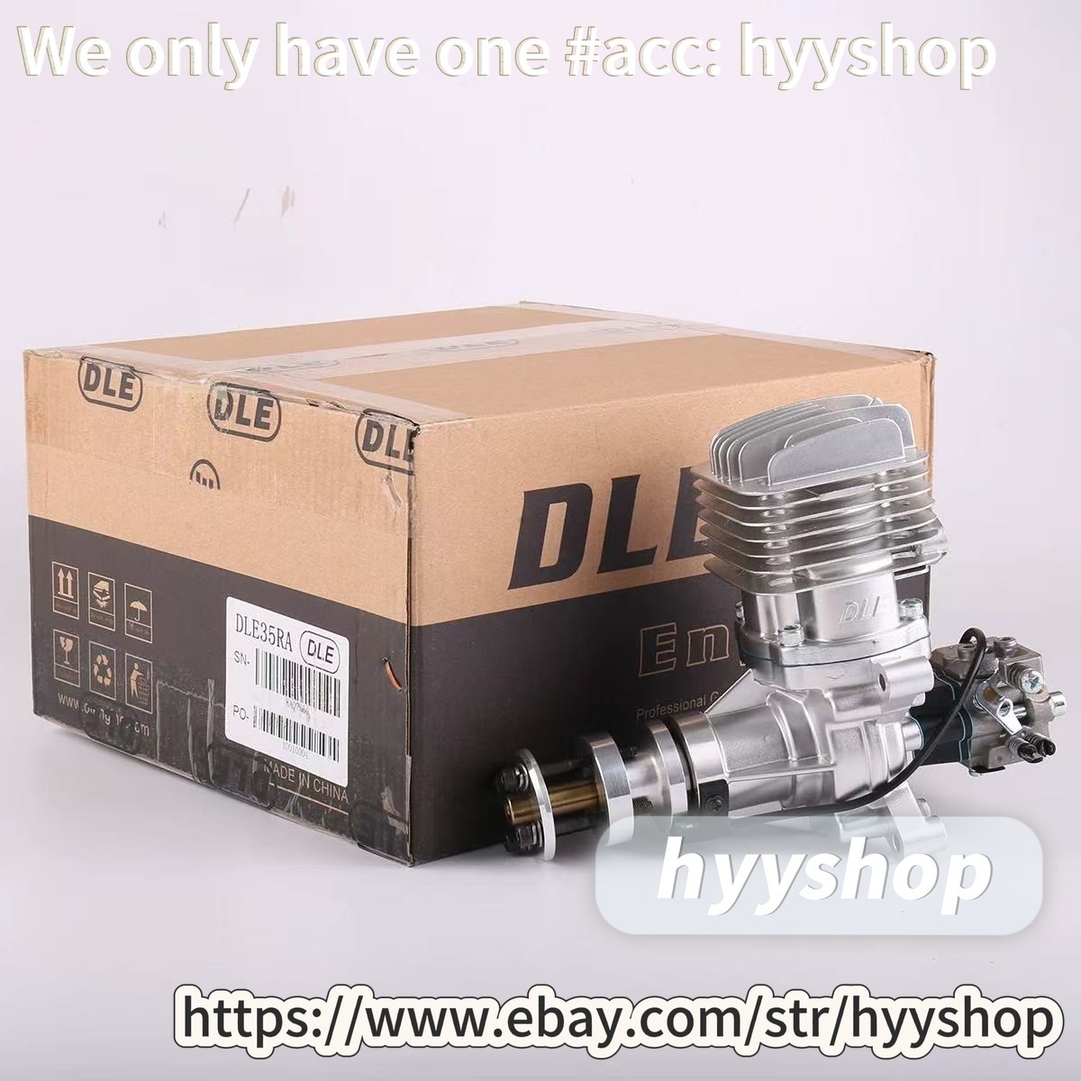 1pc DLE35RA Engine W/Electronic Igniton &Muffler For 30CC 35CC RC Plane/hyy