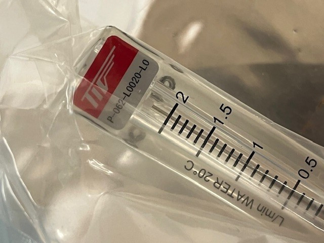 Tokyo Keiso Flowmeter PN: P-062-L0020-L0 Disco Corporation LNNV-010020-1, NOS