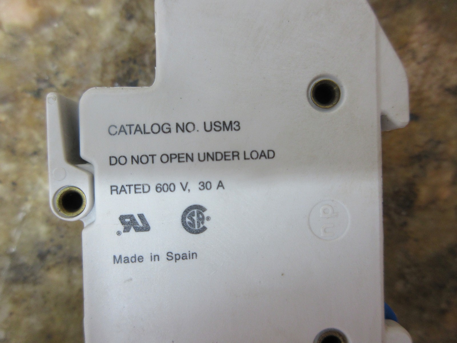 1998 HARDINGE COBRA LC-65 GOULD USM3 ULTRASAFE FUSE HOLDER LOT OF 6 PIECES