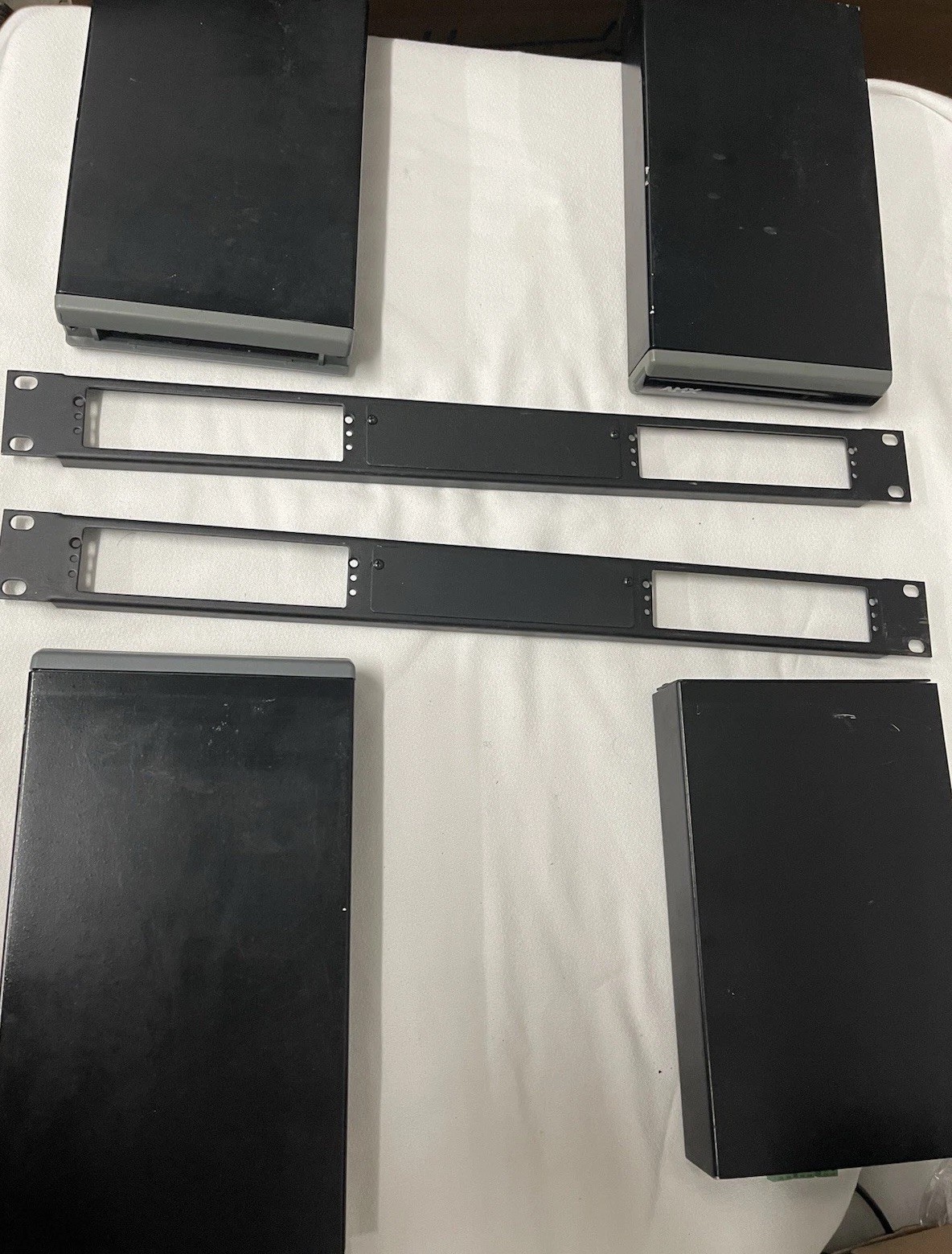 Lot of 3 AMX NXS-NMS NetModules, Plus Power Supply, FG-423-41 13.5Dc, 6.6A