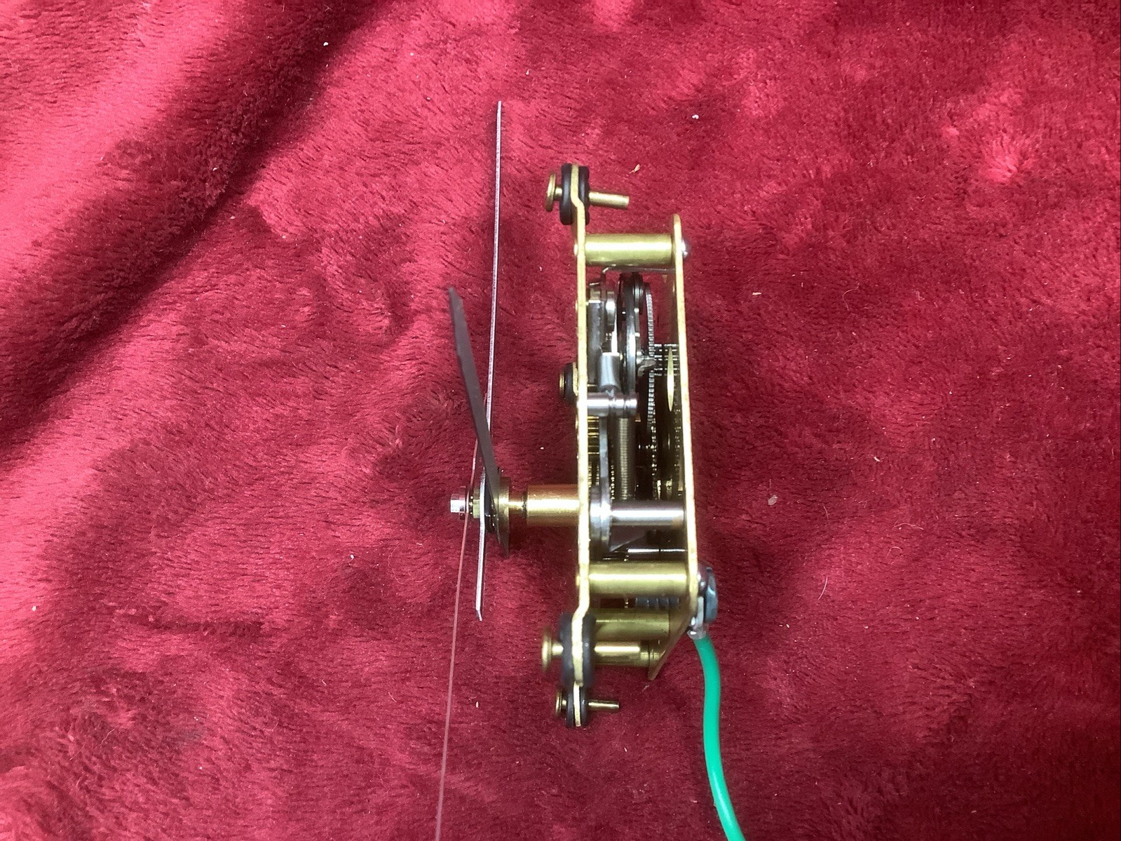 Used Simplex 12″ Synchronized Clock 115VAC Hands & Movement Gear Parts
