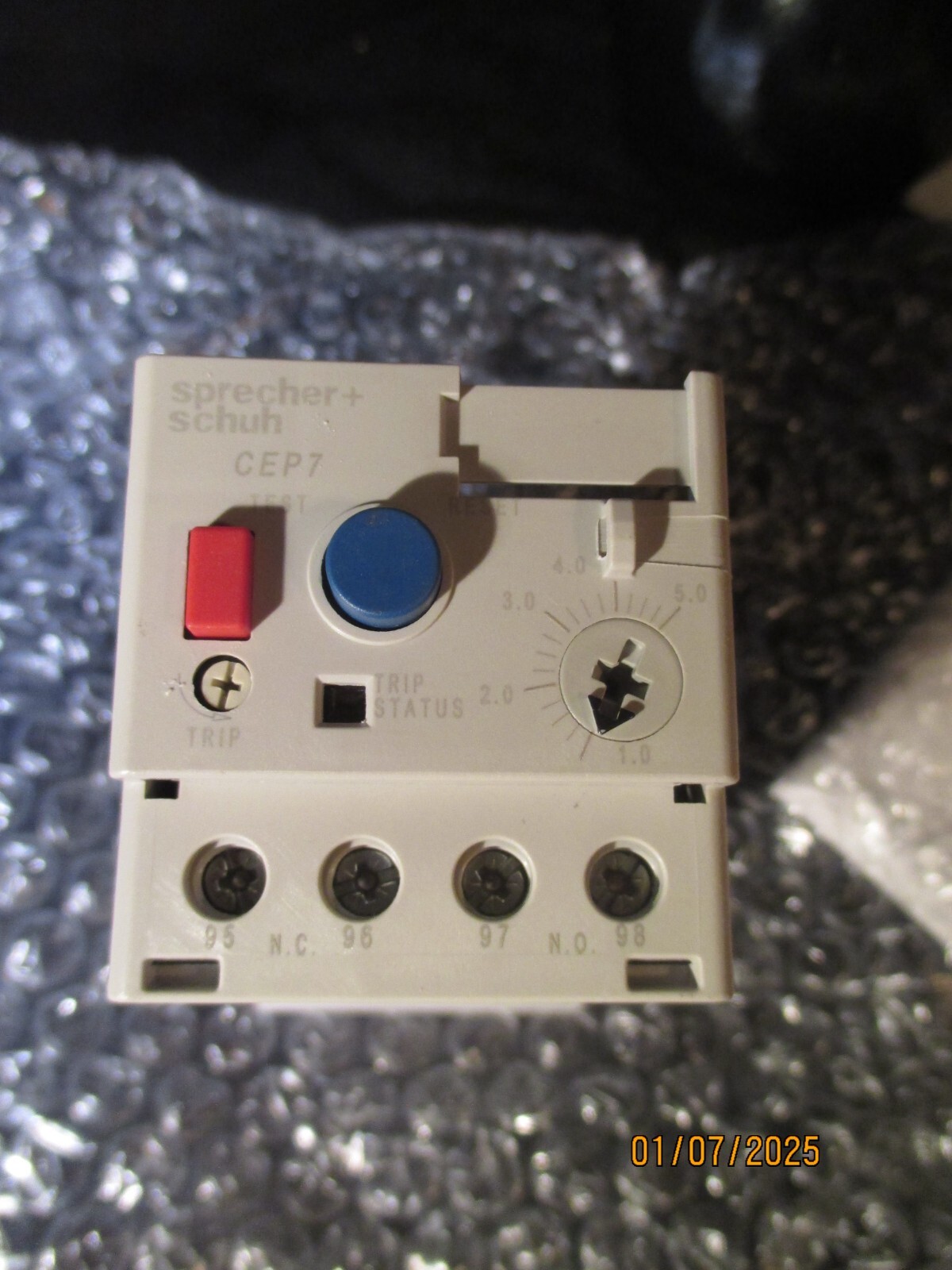SPRECHER+SCHUH CEP7-ED1CP OVERLOAD RELAY NIB