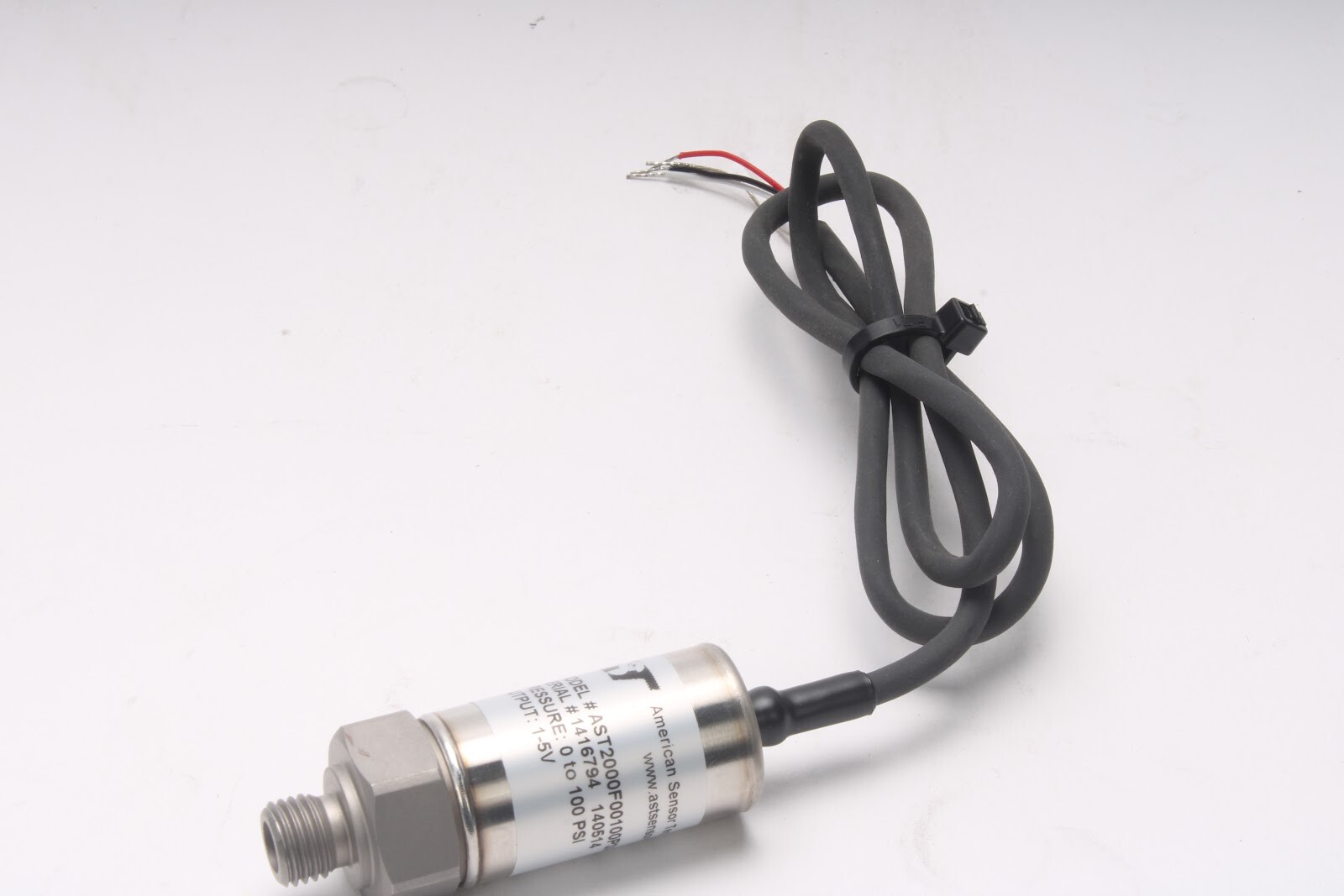 American Sensor Technologies AST2000F00100P3A1000 100 PSI, 7/16-20UNF Male, 1-5V