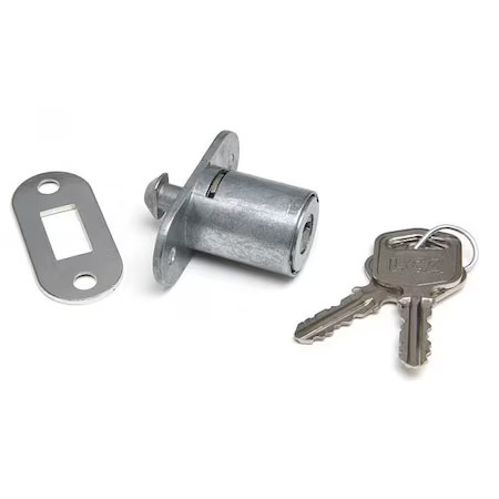 Lock Of America 3400Ka Sliding Door Lock, Body – Unfinished Zinc Die Cast,
