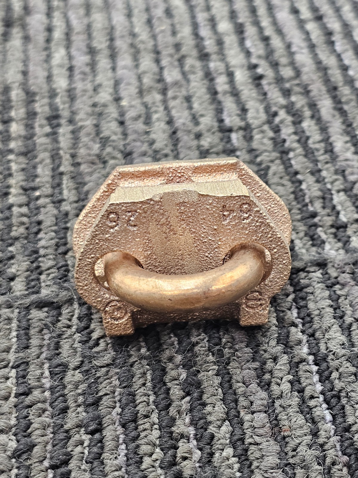 Burial 4 SOL-2/0 STR Grounding Connector, Copper Alloy