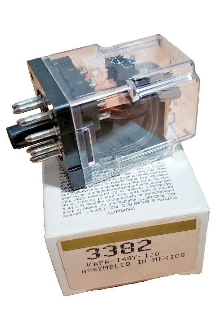 Potter & Brumfield KRPA-14AY-120 / KRPA14AY120 Relay (New in Box)
