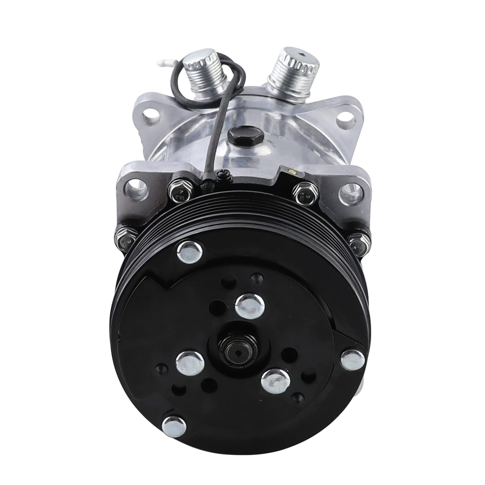 Universal A/C Compressor 6PK Clutch Sanden 508 5H14 R134A Serpentine Belt 12V