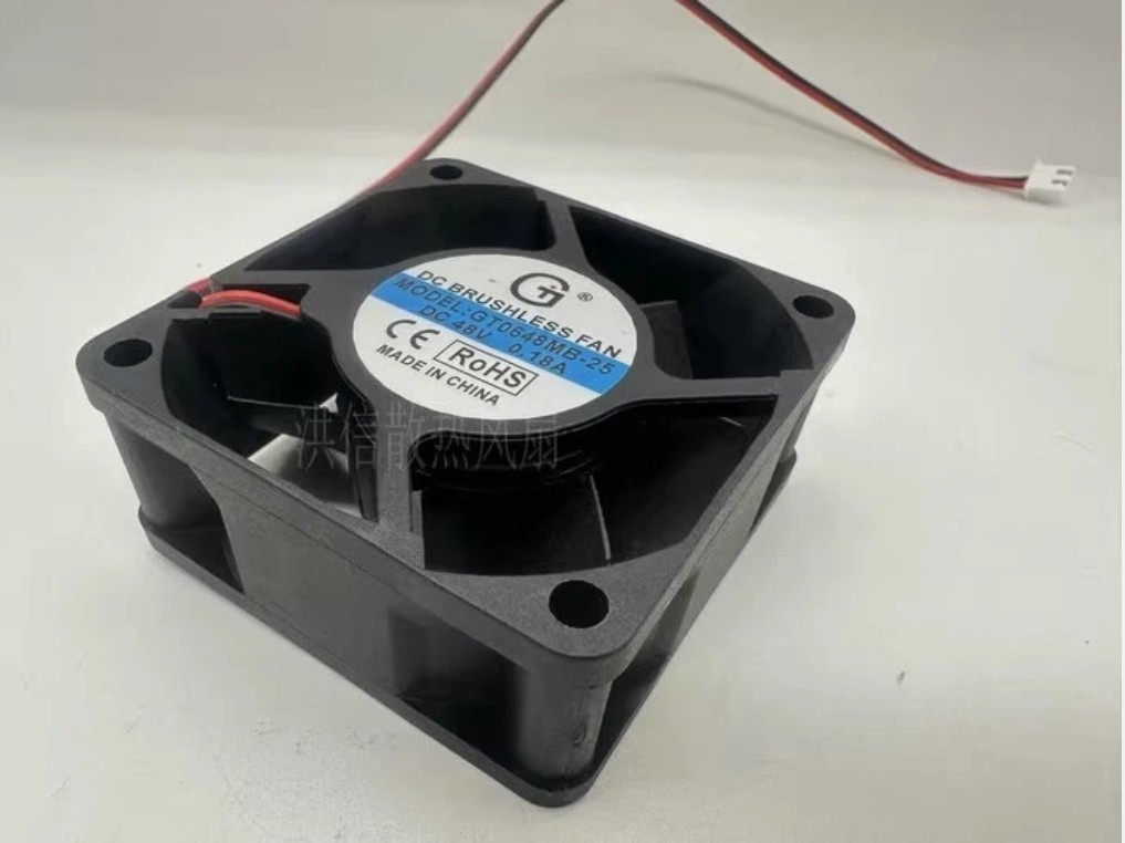 1 pcs GT0648MB-25 DC48V 0.18A 2-wire 60 * 25MM heat dissipation fan