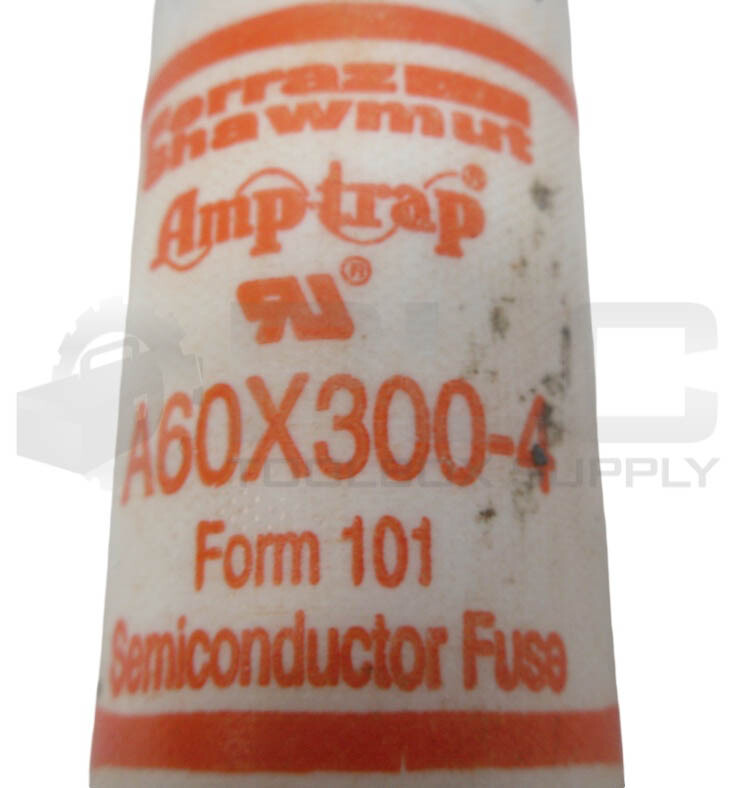 FERRAZ SHAWMUT A60X300-4 SEMICONDUCTOR FUSE 300A 600VAC 200KA