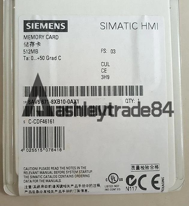 1PCS New Siemens Simatic 6AV6671-8XB10-0AX1 HMI memory card