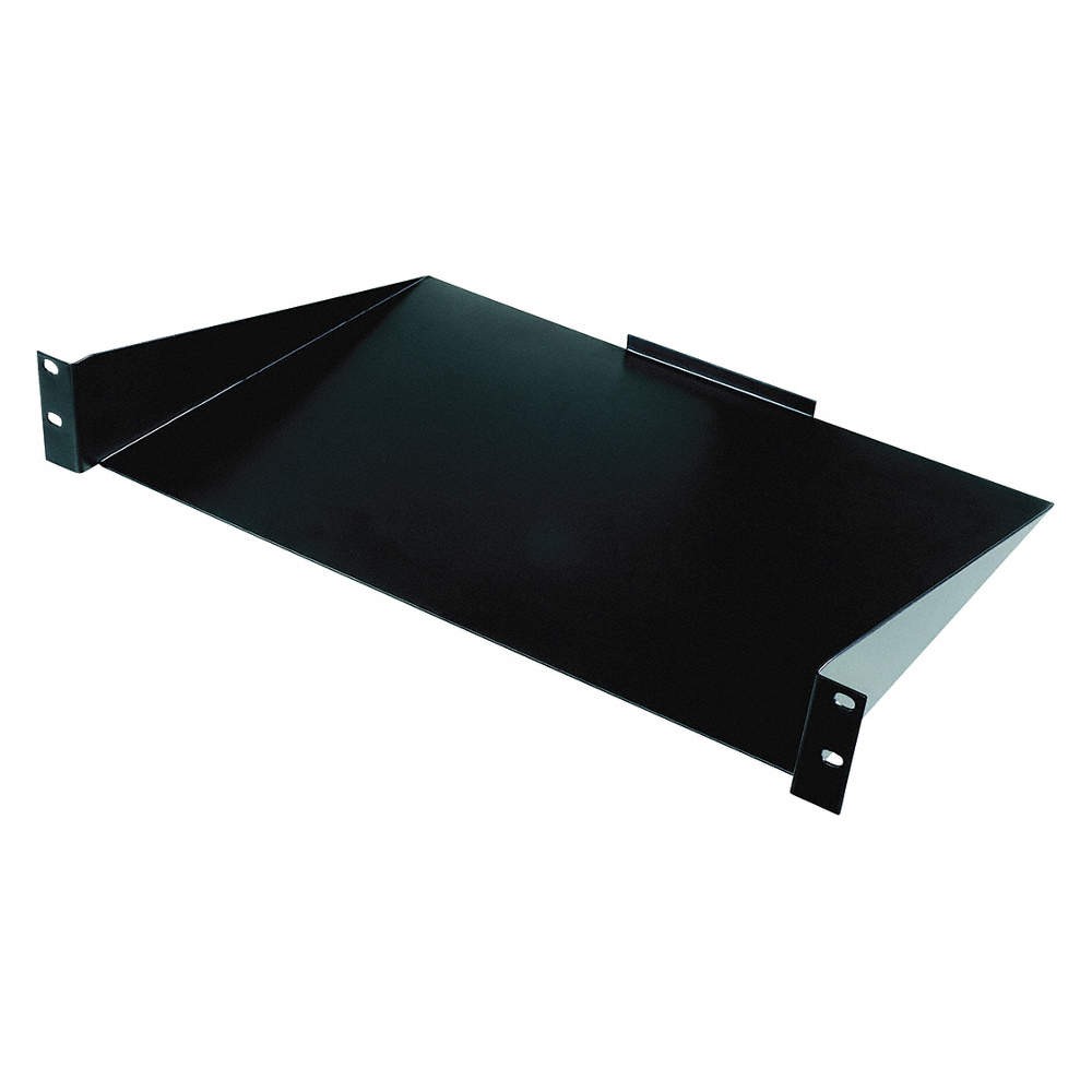 VIDEO MOUNT PRODUCTS ERS1 Rack Shelf,For Racks,Steel,Black 462P91