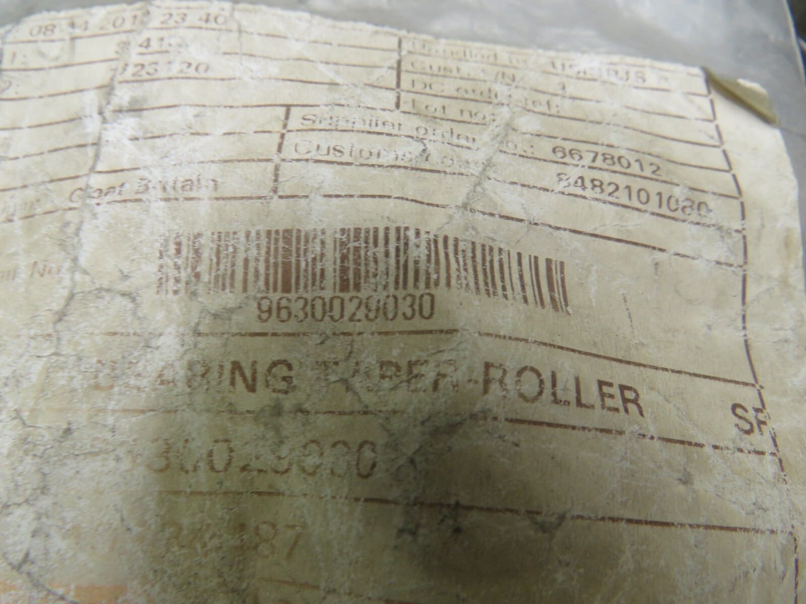 Alfa Laval 9630029030 Taper Roller Bearing Lot of 4!