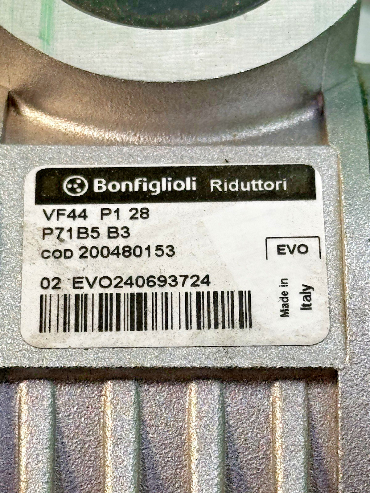 NEW BONFIGLIOLI VF44 P128P71B5B3 GEAR BOX REDUCER VF 44 P1 28 P71 B5 B3 1:28
