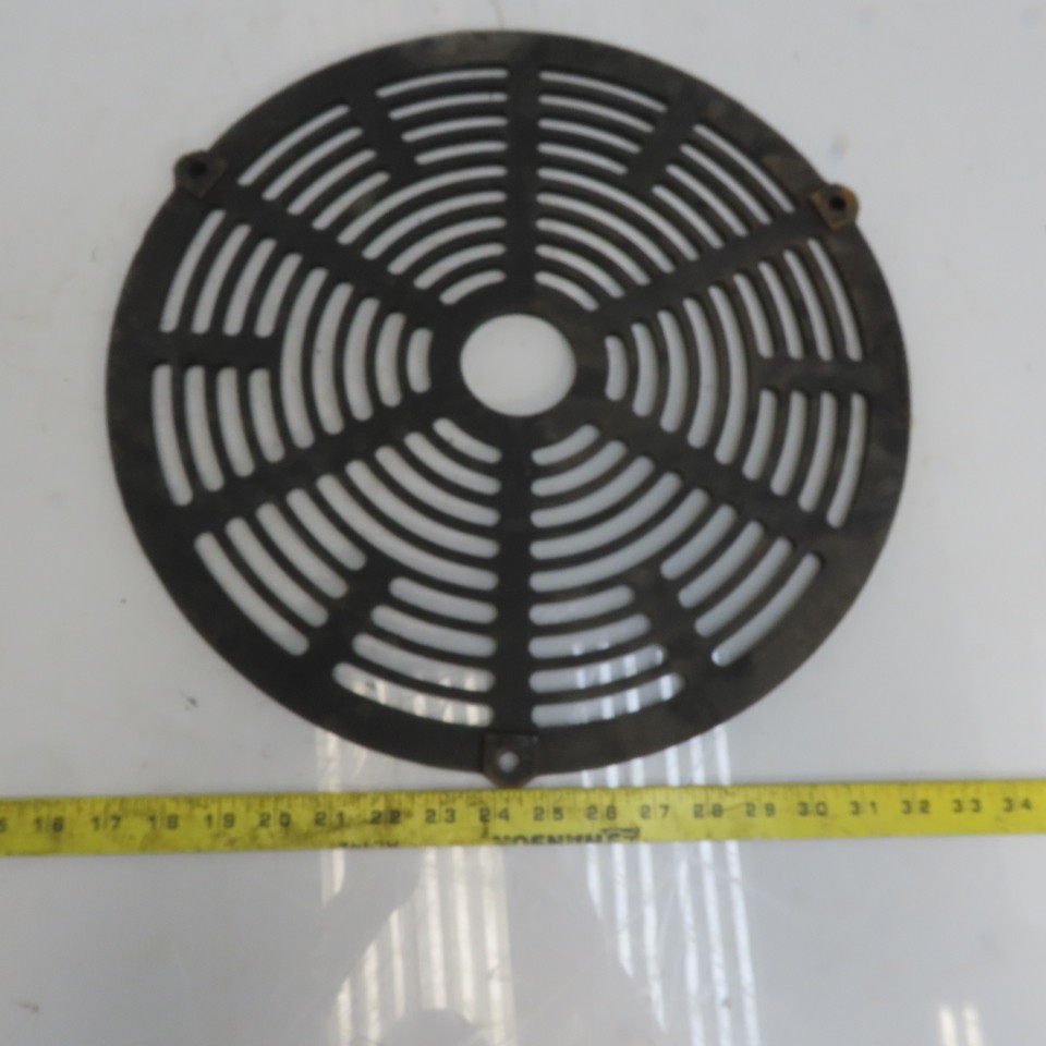 16-3/4″ Diameter Round Cast Iron Grate Motor Guard Grill Drain