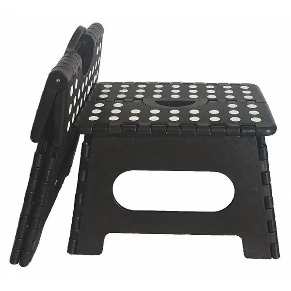 1 Step, Folding Plastic Step Stand, 700 lb. Load Capacity, 8.8 in Overall