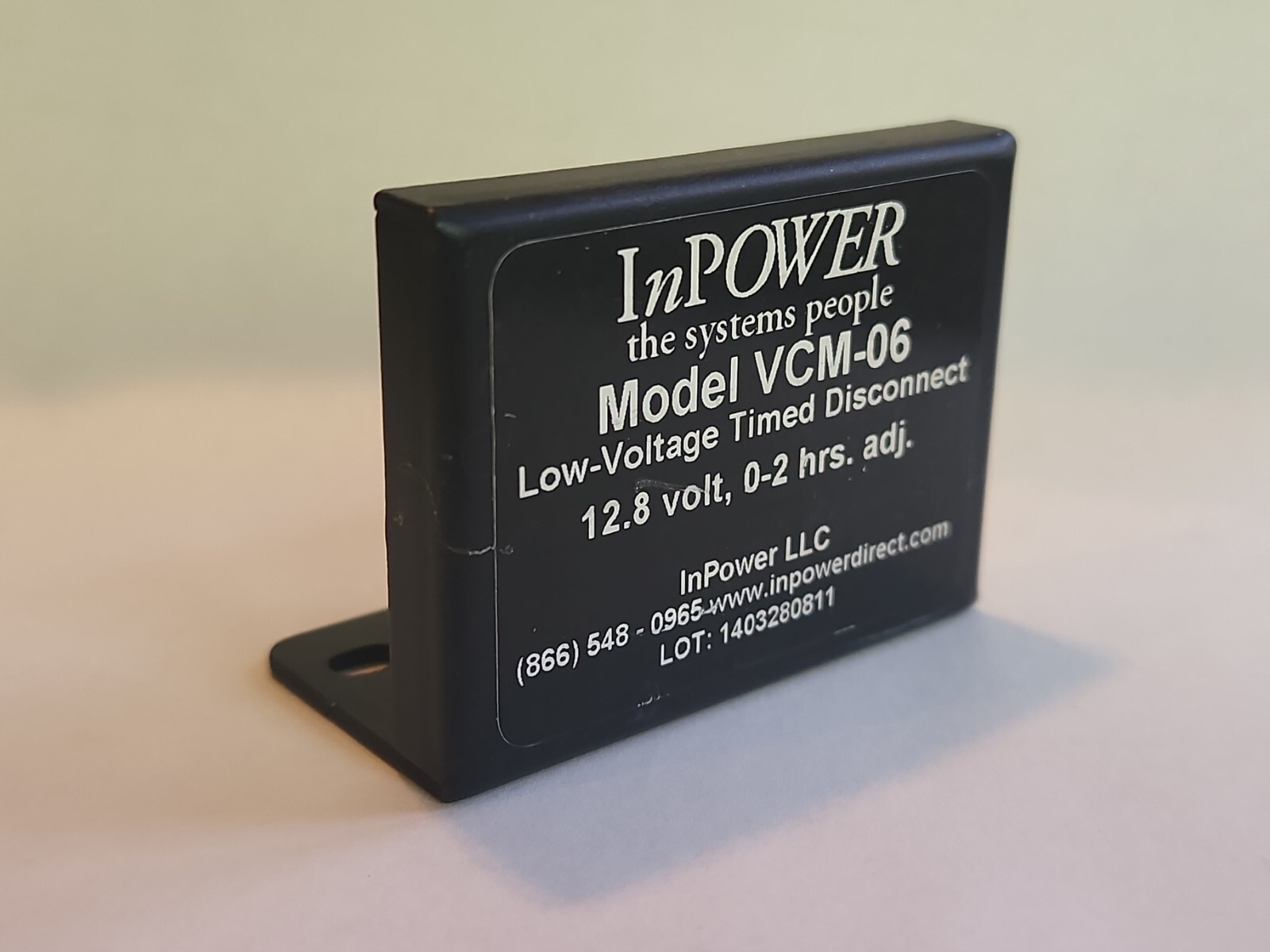 NEW InPower VCM-06 Time Delay Solid State Relay Low Voltage Disconnect 0-2 Hours