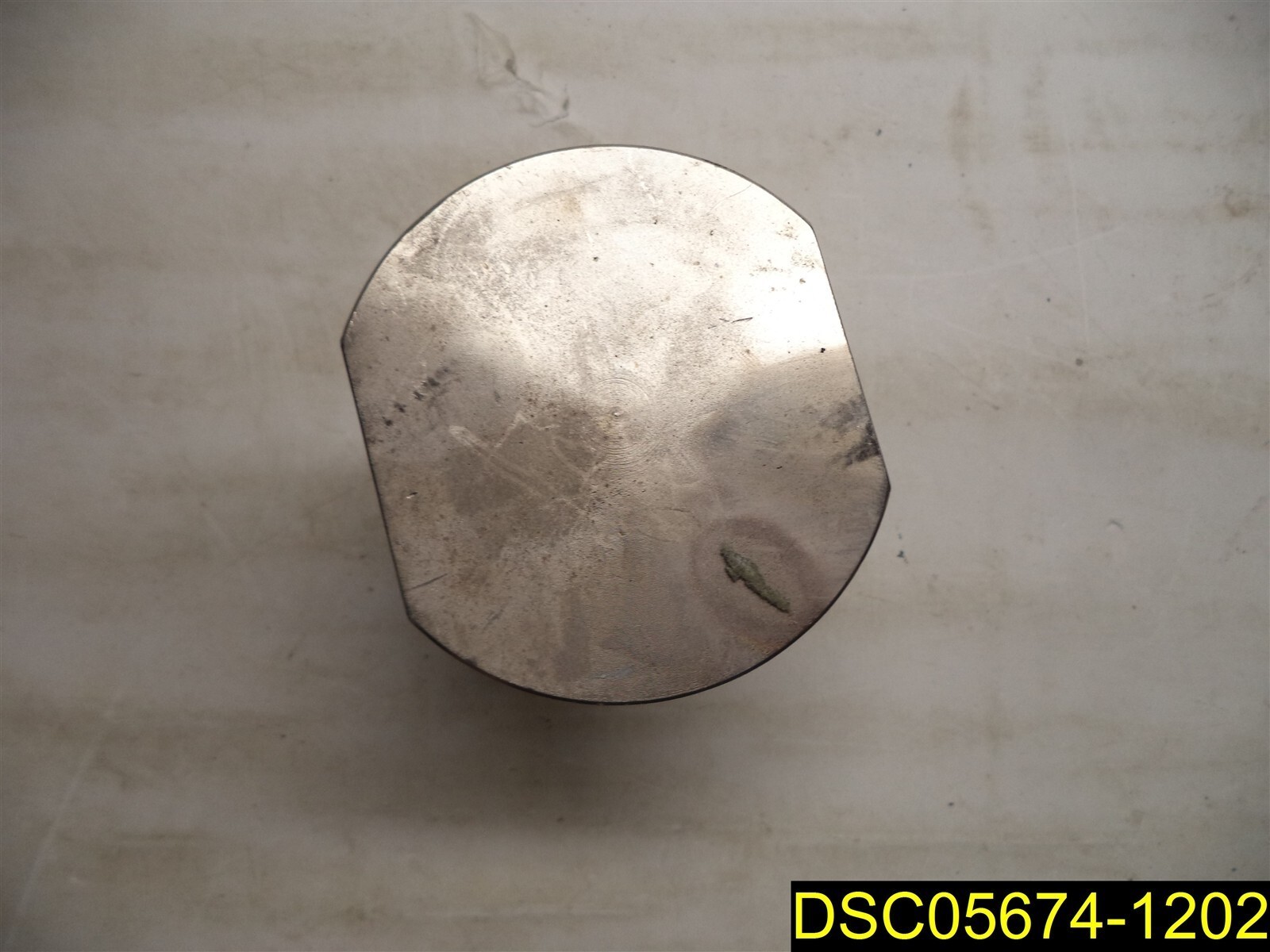 Heavy Equipment Pin: 4 1/8 in long x 2 3/4 in diameter, 4 3/8 in overall
