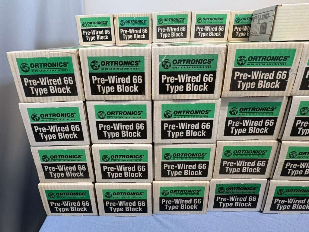 *LOT OF 109* *NEW* Ortronics Pre-Wired 66 Type Block Part OR-8050M157B