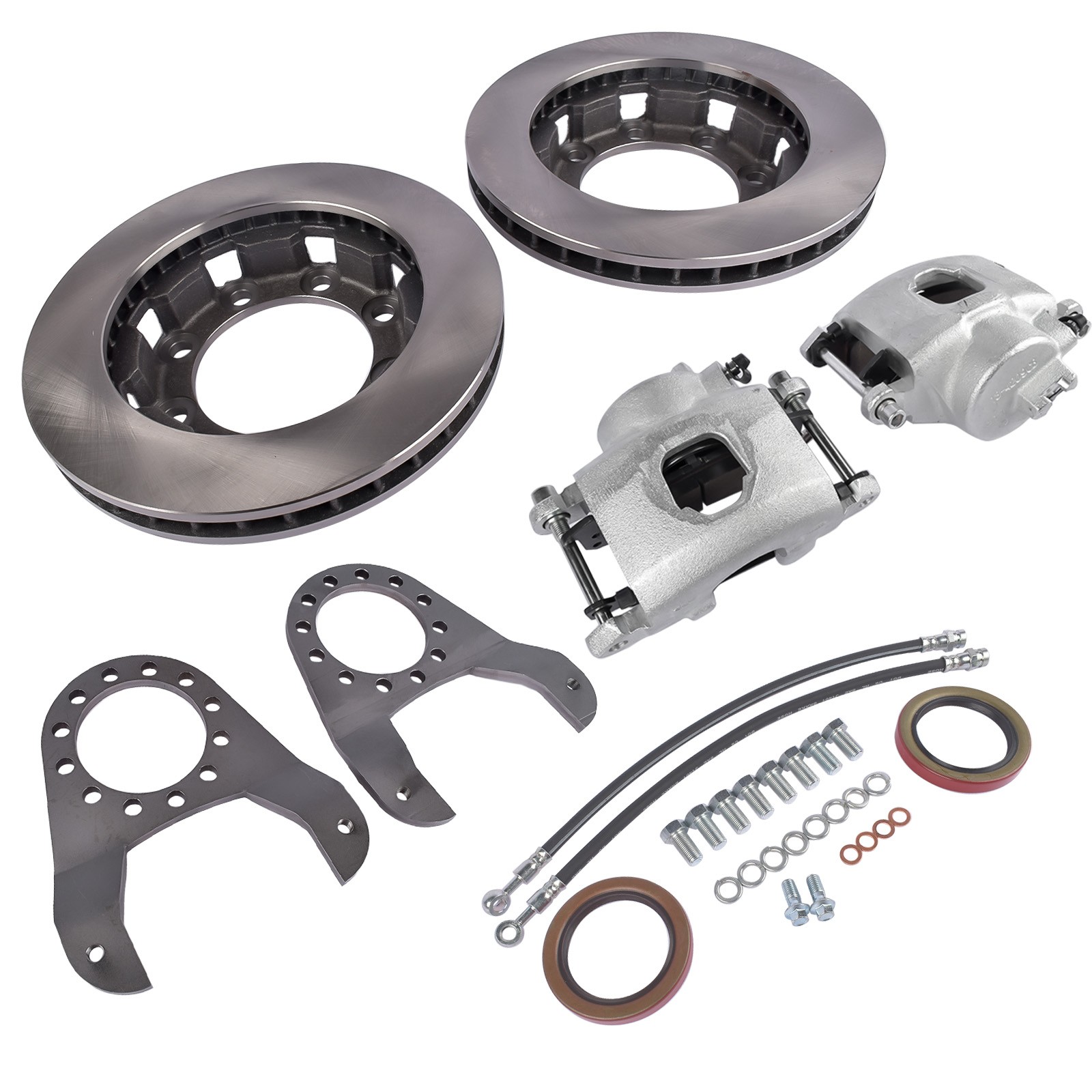 Fits for GM 14 Bolt Complete Disc Brake Conversion Kit 10.5 SRW Full Float Disk