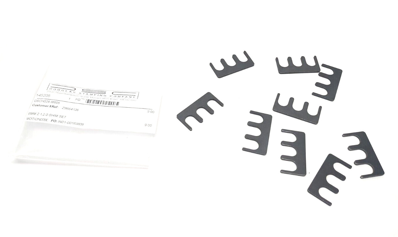 Douglas Stamping Company DSCH026-M605 Freer NAAMS Shims Set 6mm 9-PACK
