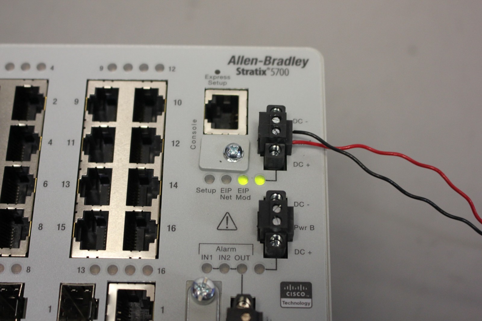 ALLEN BRADLEY STRATIX 5700 ETHERNET MANAGED SWITCH 1783-BMS20CGP SER. A