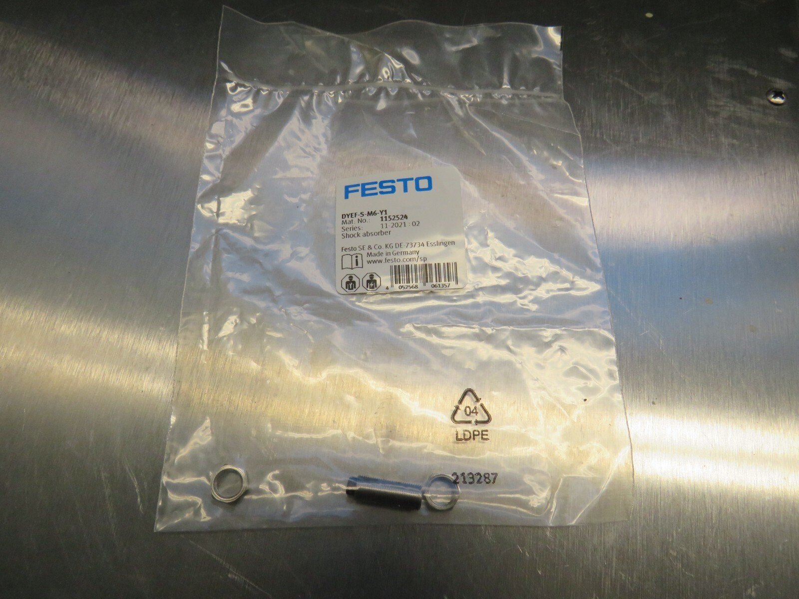 Festo DYEF-S-M6-Y1 Shock Absorber 1152524 (USA SELLER)