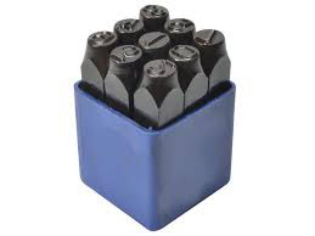 1/4 – 9 Piece Steel Hand Marking Punches Figure Number Stamps Set India’s Best