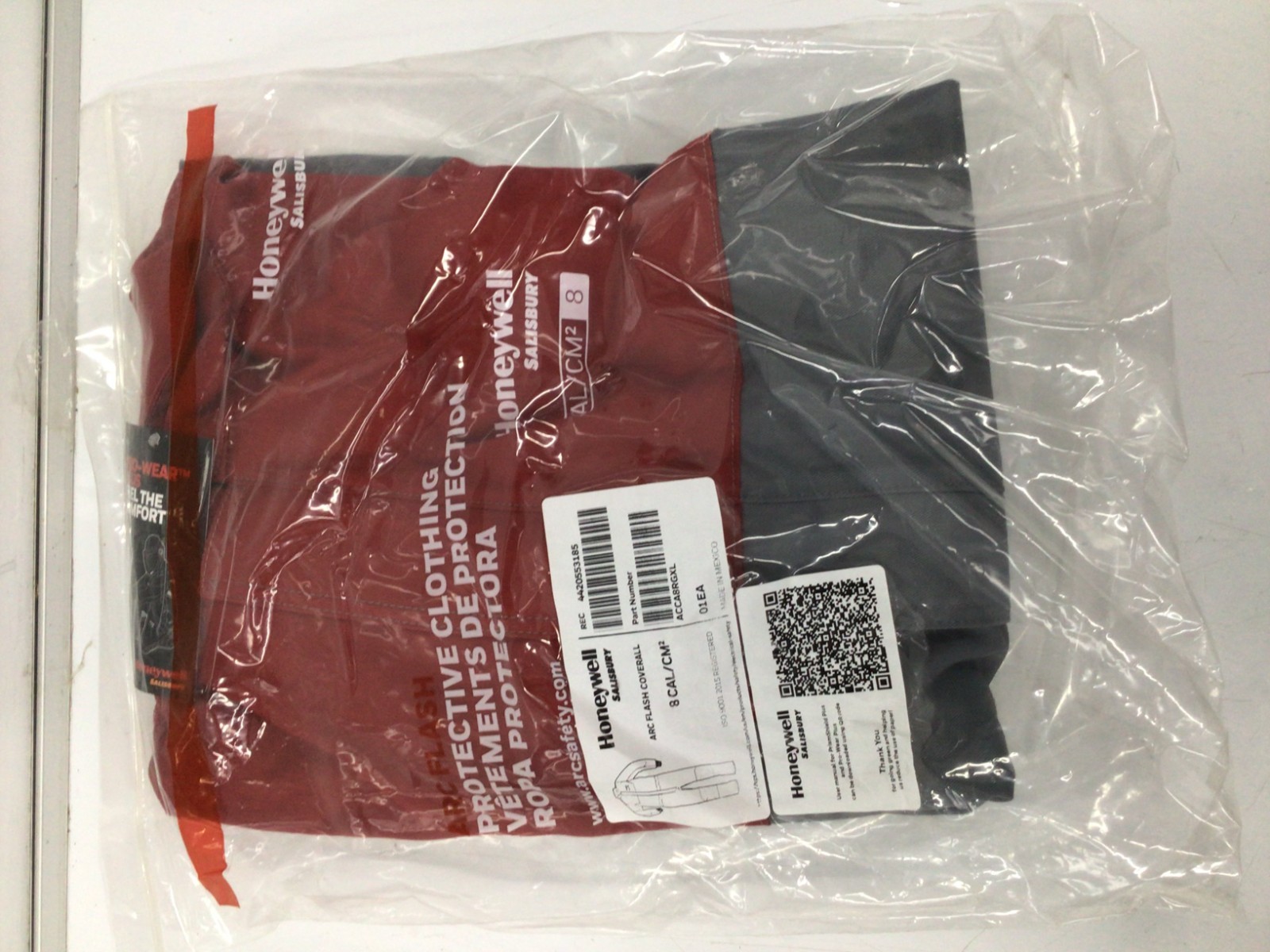 HONEYWELL SALISBURY SKCA8RGXL-WB Arc Flash Clothing Kits-complete kit