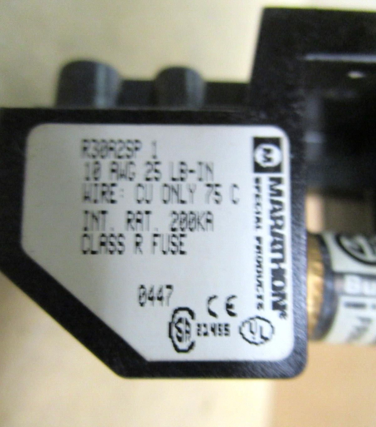 Marathon R30A2SP 1 2-Pole Fuse Holder & Fuses 47379HM