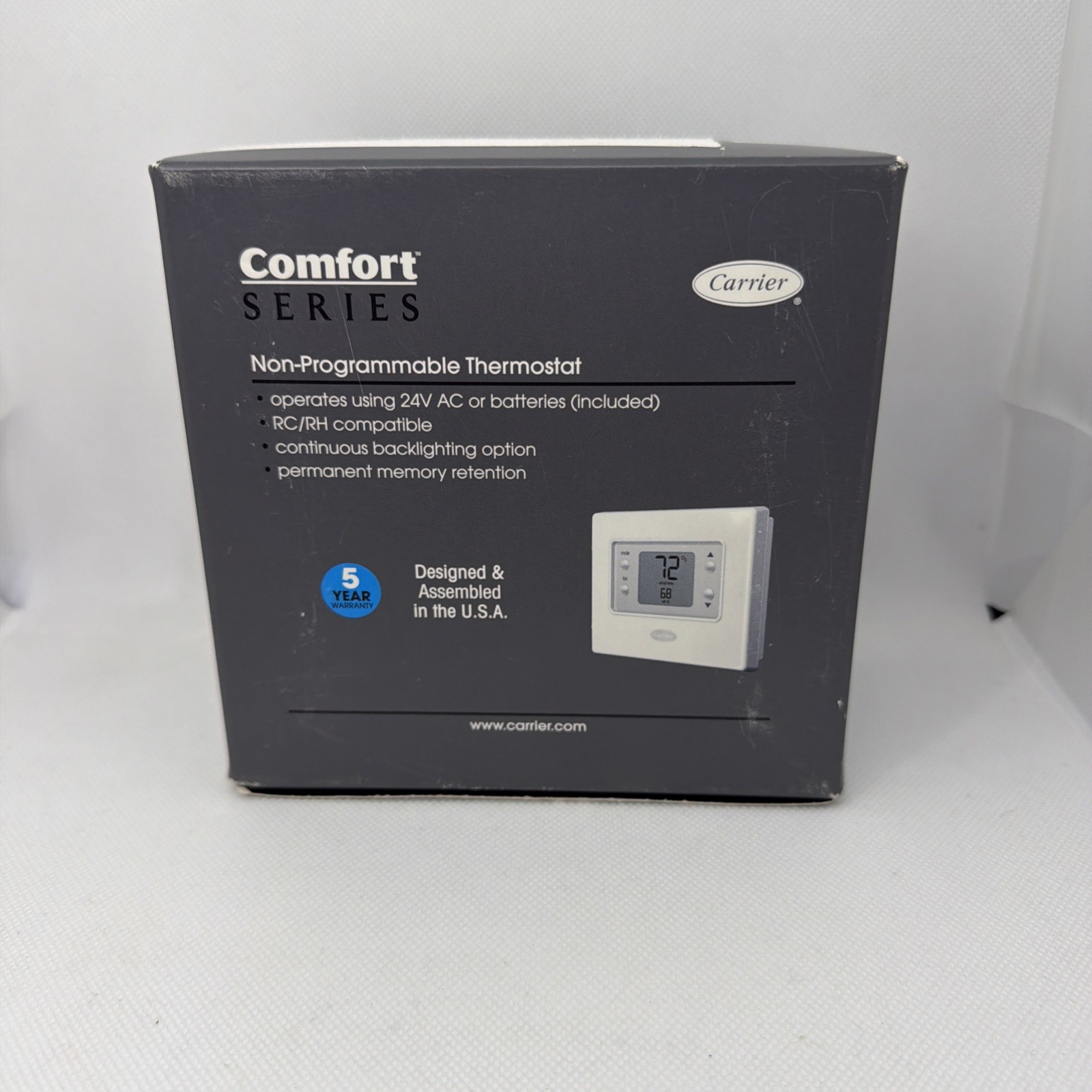 Carrier TC-NAC Comfort Non Programmable Ac Thermostat Open Box