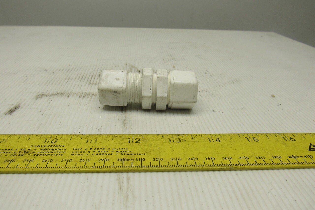 Parflex W8BU8 1/2″ Compression Nylon Tube Splice Fittings Lot Of 10