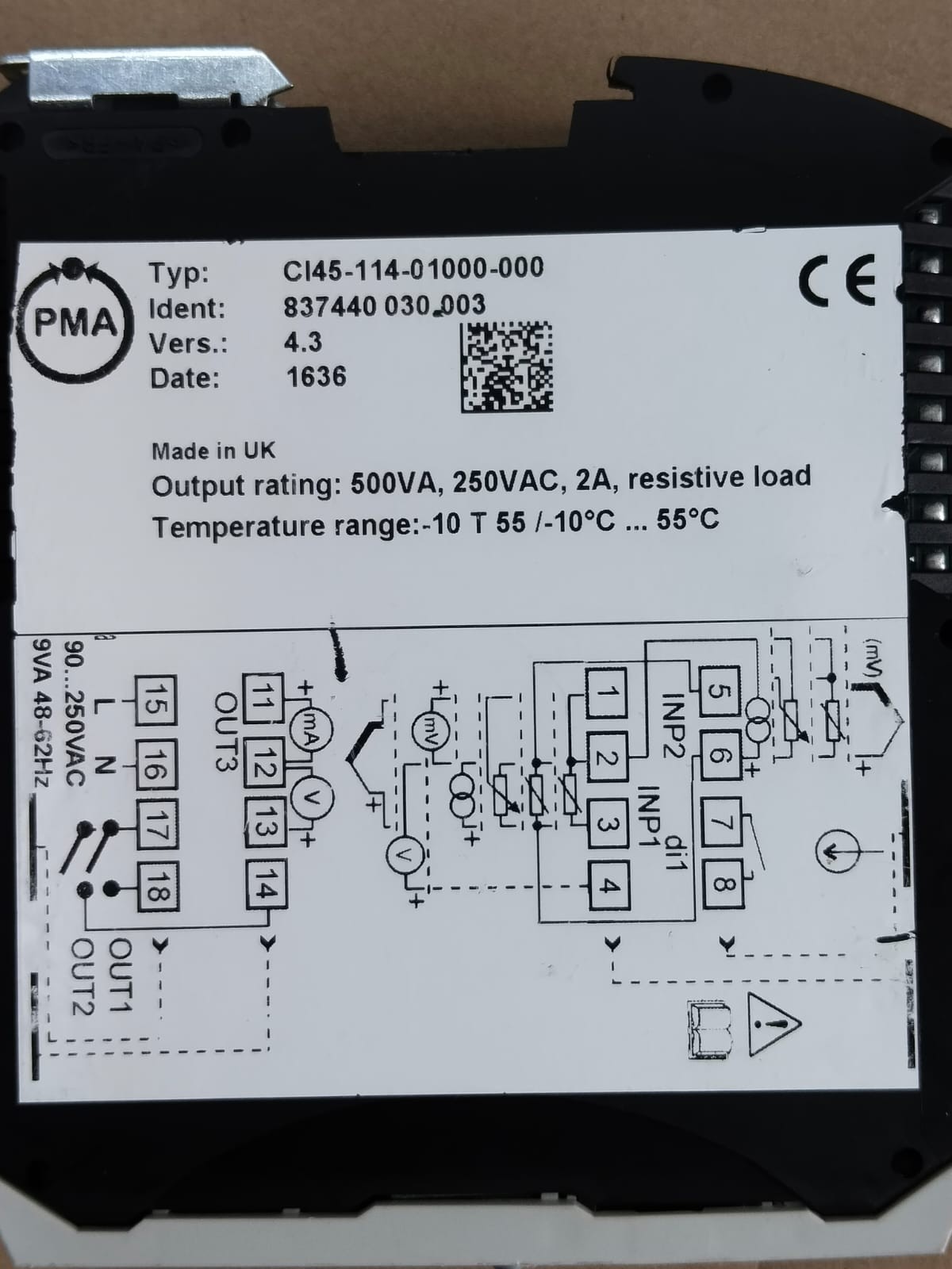 CI45-114-01000-000 PMA UNIVERSAL SIGNAL CONVERTER CI45-114-01000-000