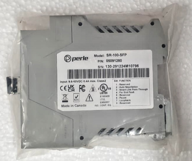 Perle SR-100-SFP Din Rail Media Converter 05091280