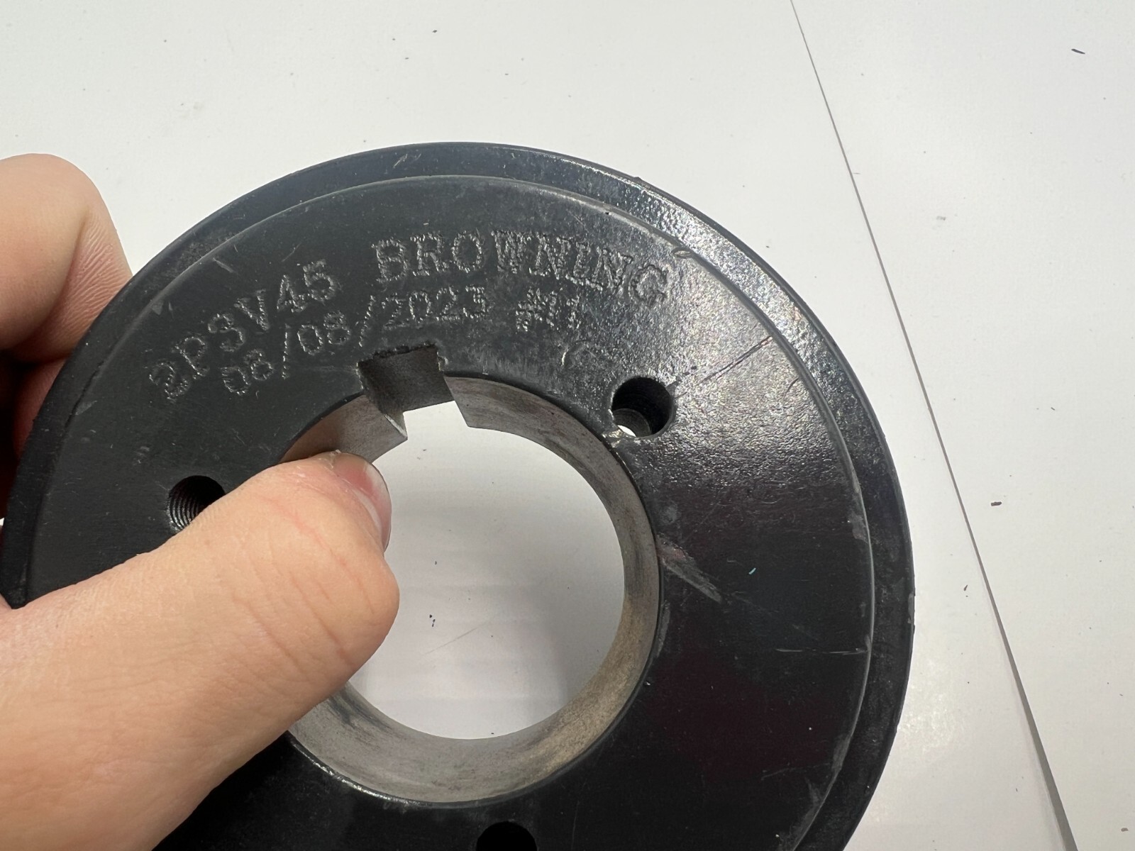 BROWNING 2P3V45 NSNB – Sheave/ Pulley Split Taper Bushed Cast Iron Material
