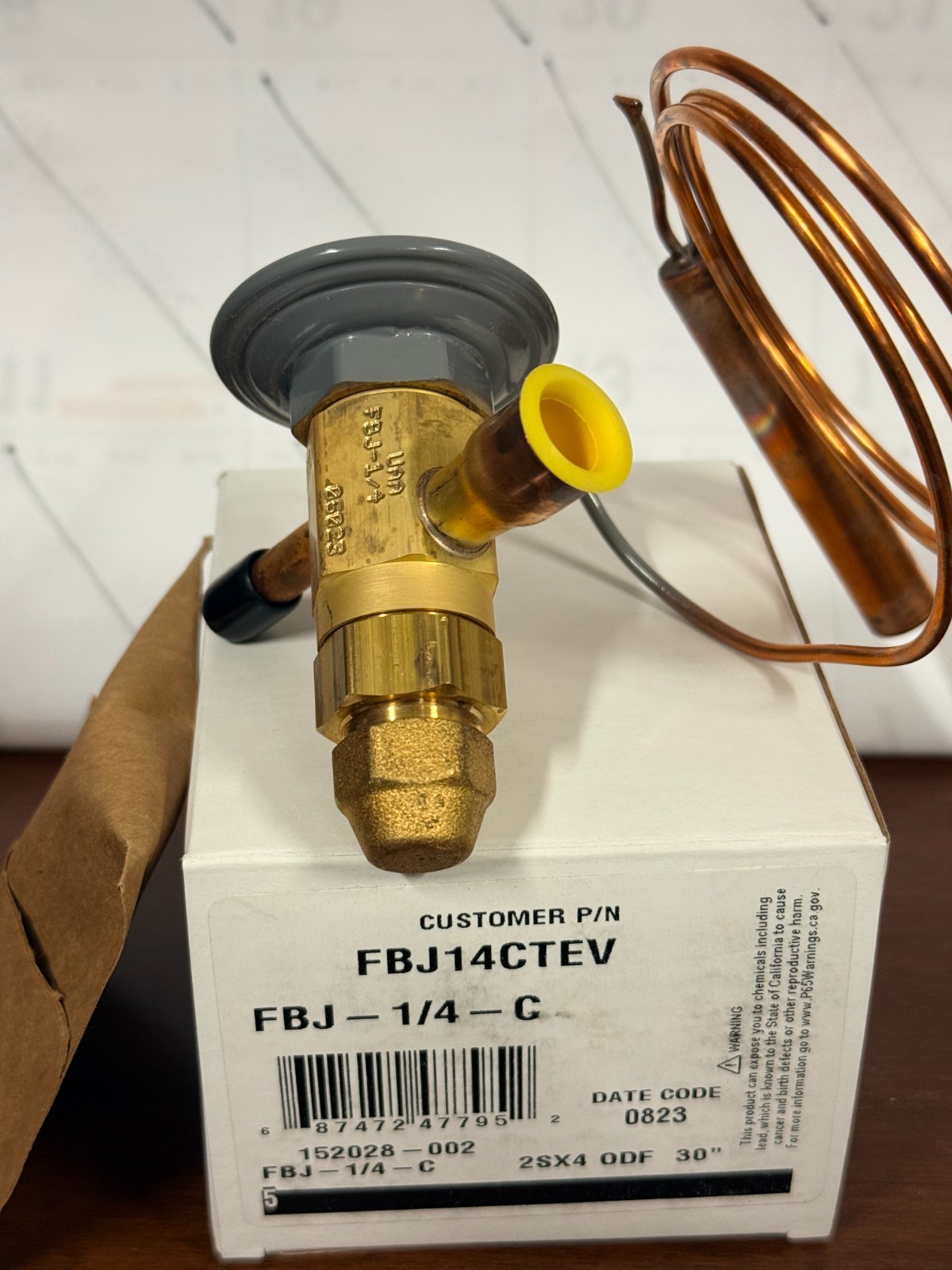 SPORLAN OEM EXPANSION VALVE FBJ-1/4-C 1/4 X 3/8 404A