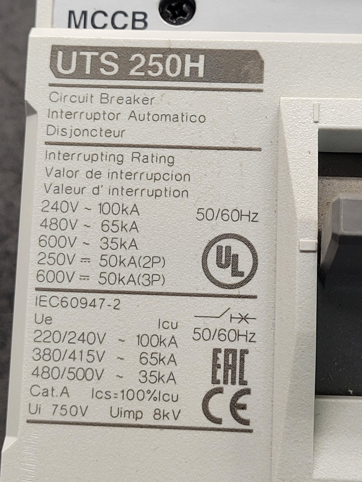 L&S UTS250H Circuit Breaker.