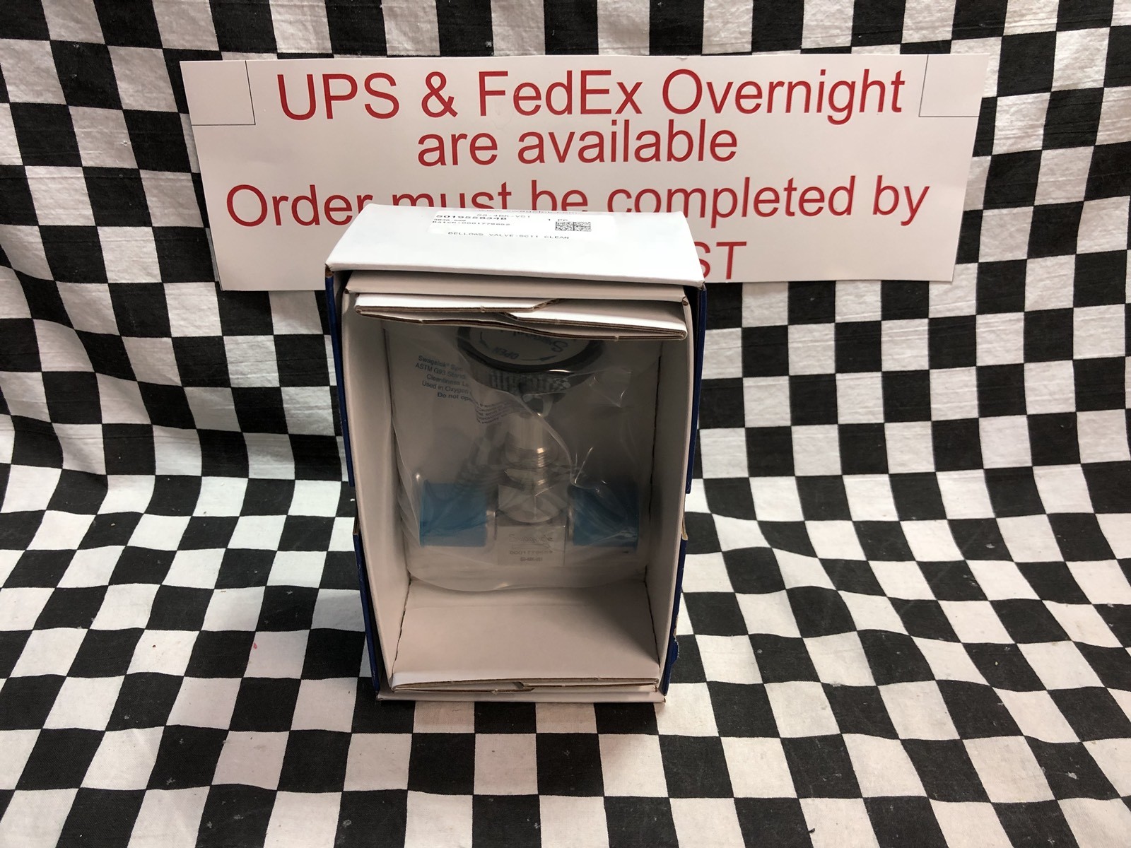 SWAGELOK Bellows Sealed Valve 1/4″ FVCR, SS-4BK-V51, SHIPSAMEDAY #139P7