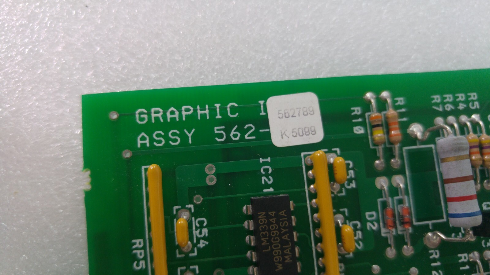 Simplex 562-788 Graphic Assy I/o Board SIMPLEX 4120-0302