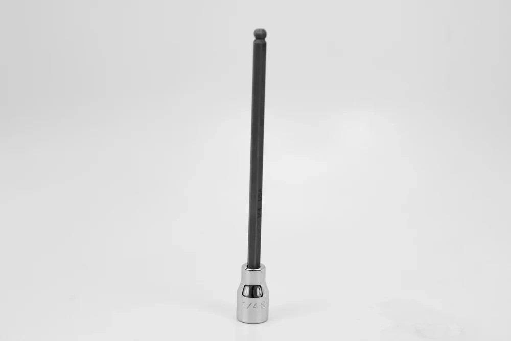 S-K 1/4″ 3/8″ Drive Long Ball Hex Chrome Bit Socket 45938 NEW