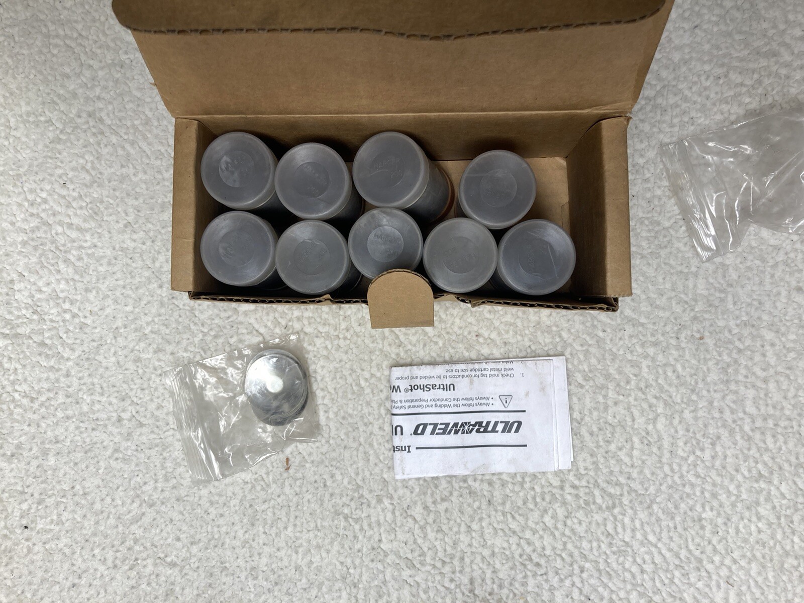 ULTRAWELD NUWTUBE200, Box of 9, NEW, See Photos. NUWTUBE 200