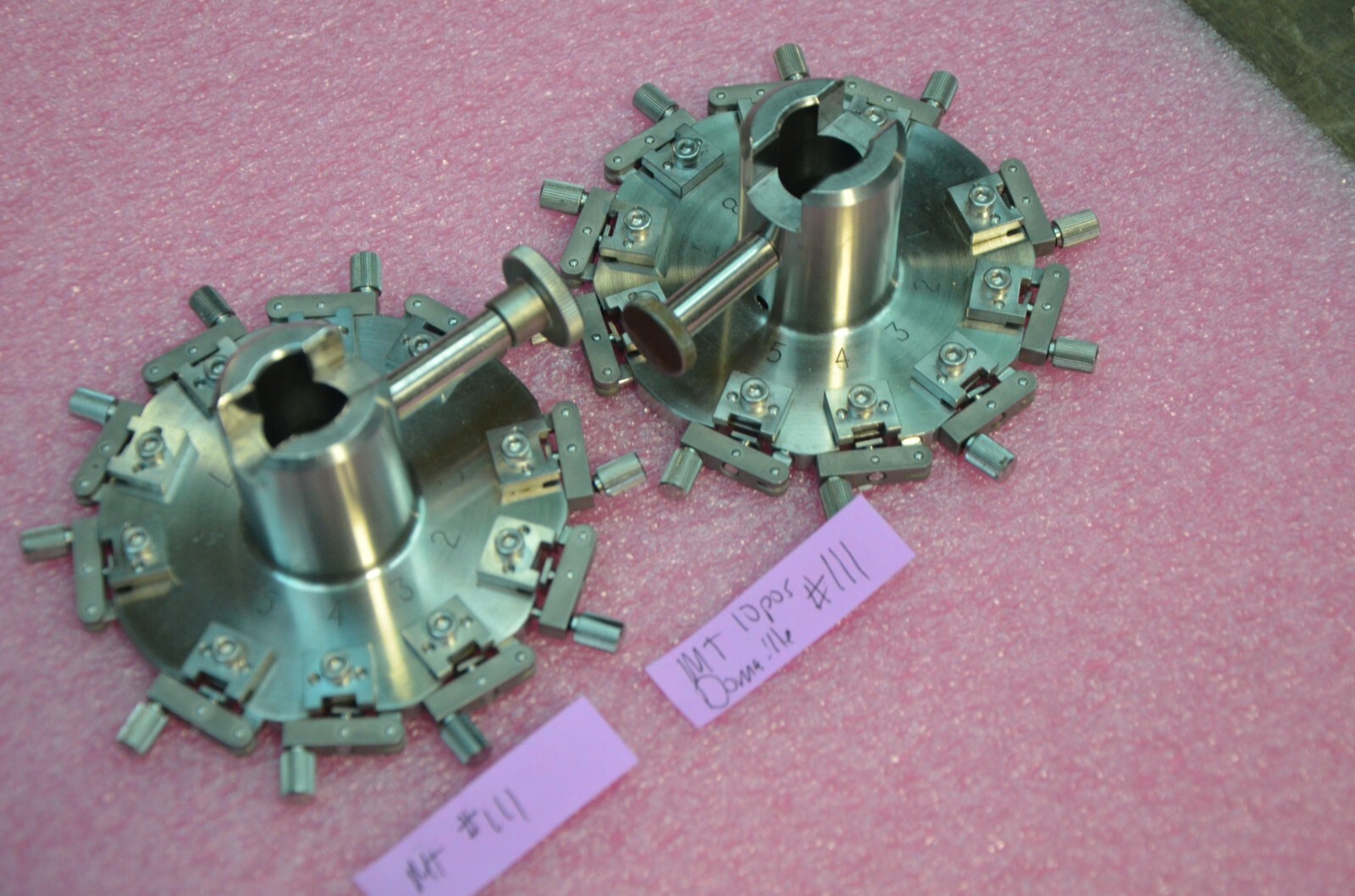 MT 10 Position Polishing Fixture Plate Puck Domaille Engineering Molex