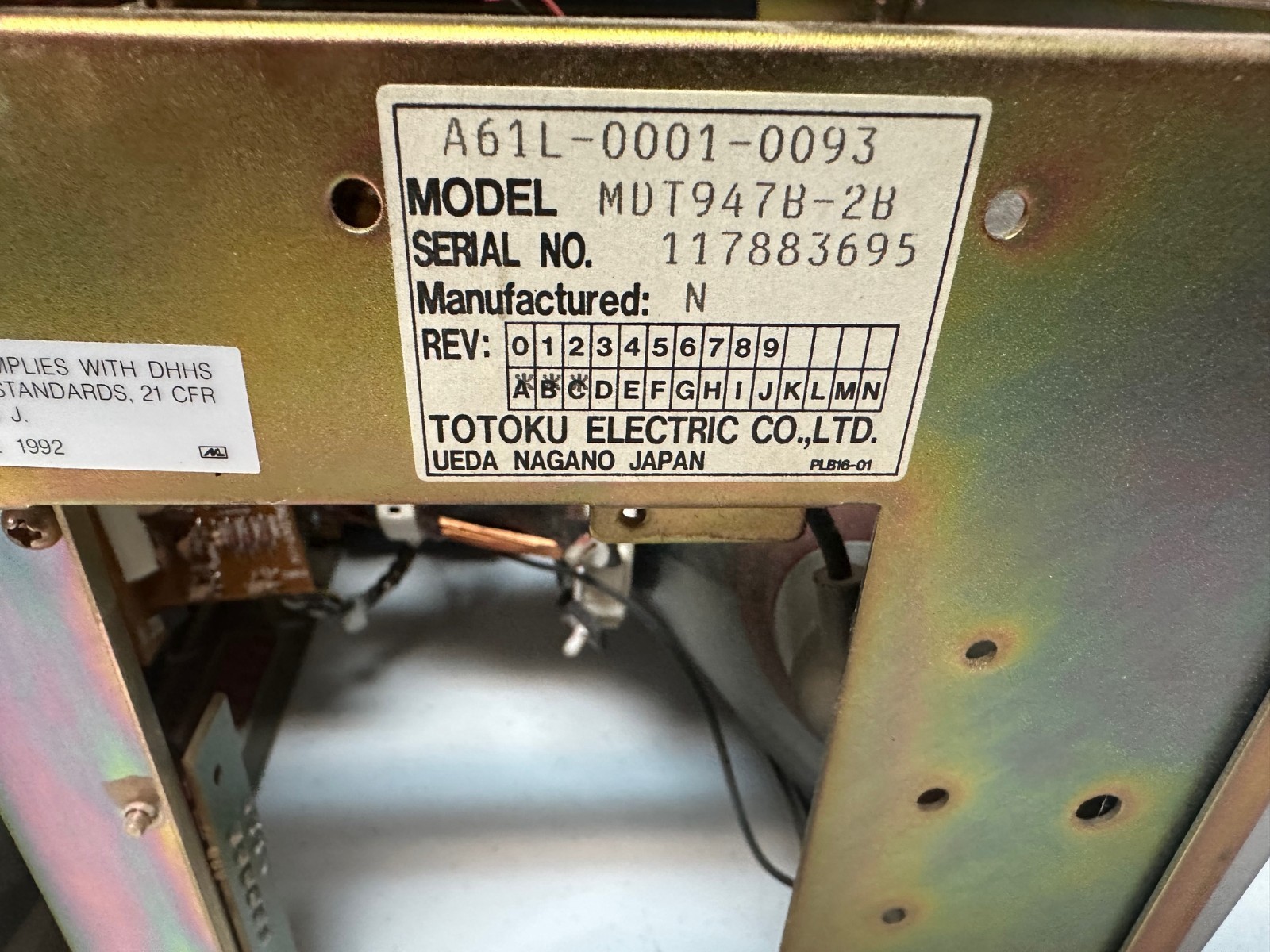 TOTOKU A61L-0001-0093