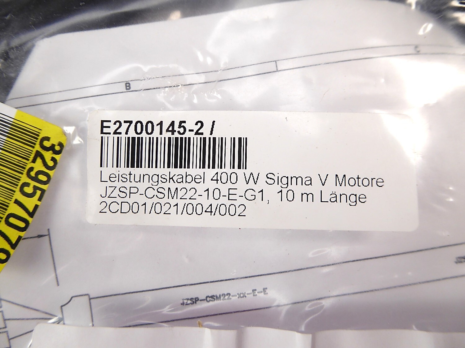 Yaskawa JZSP-CSM22-10-E-E Flexible 10M Cable by Omron *USA Seller* NEW