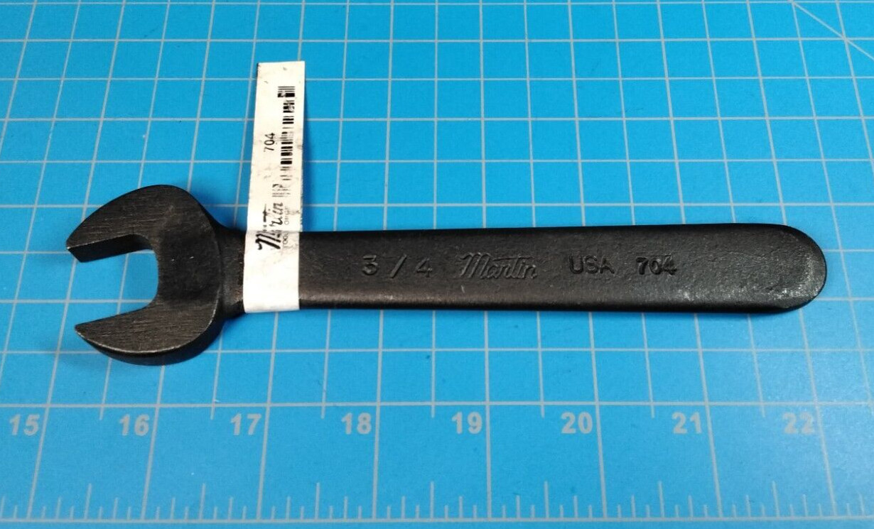 Martin Tools 704 Wrench Engineer 3/4 Black