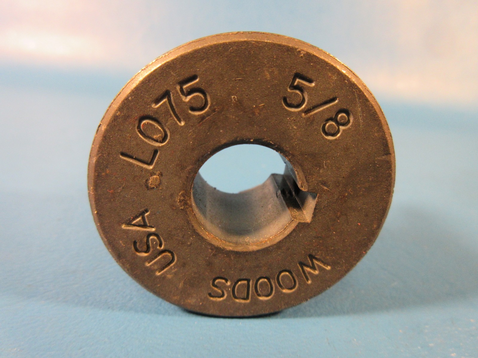 Woods L075 Jaw Coupling Hub, 5/8″ Bore, w Keyway, USA (Lovejoy, Atra)