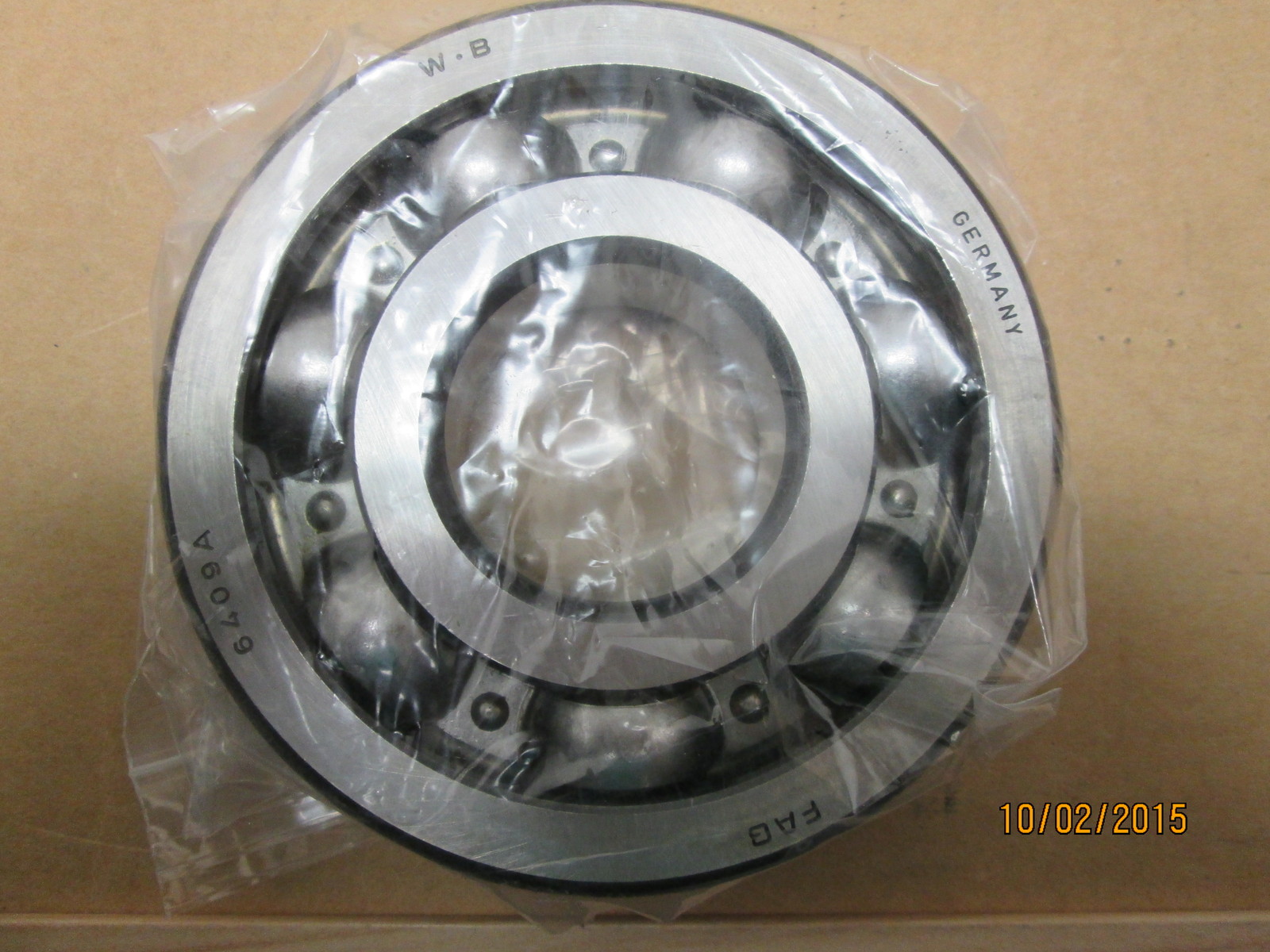 NEW OTHER, FAG 6409 BALL BEARING, 45MM X 120 MM X 29 MM.