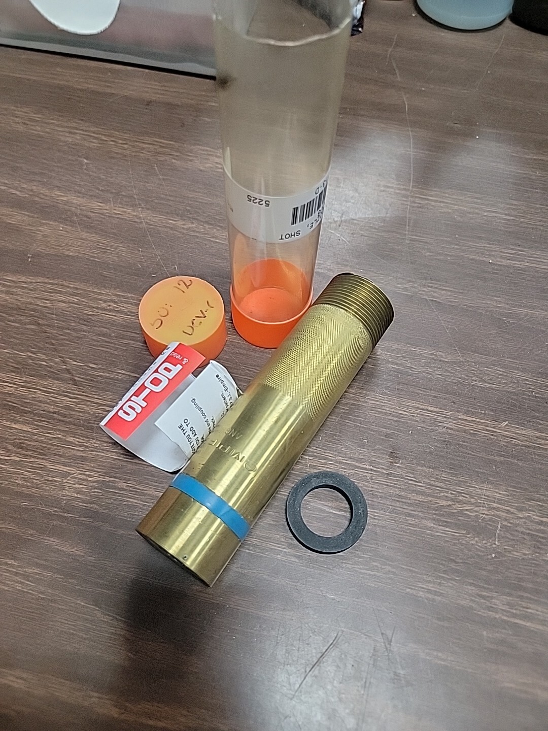 Empire DiCarb Venturi TC Lined Nozzle, Brass Jacketed with 1-1/4″ NPT Brass