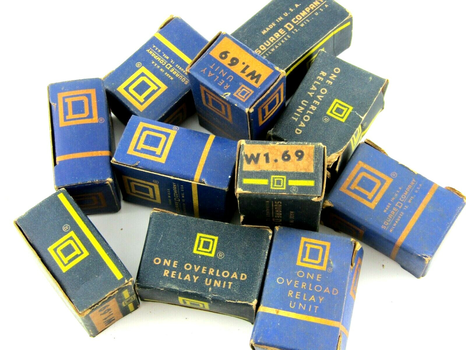 NEW Square D W1.69 Thermal Overload Heating Element, W169 Lot of 11