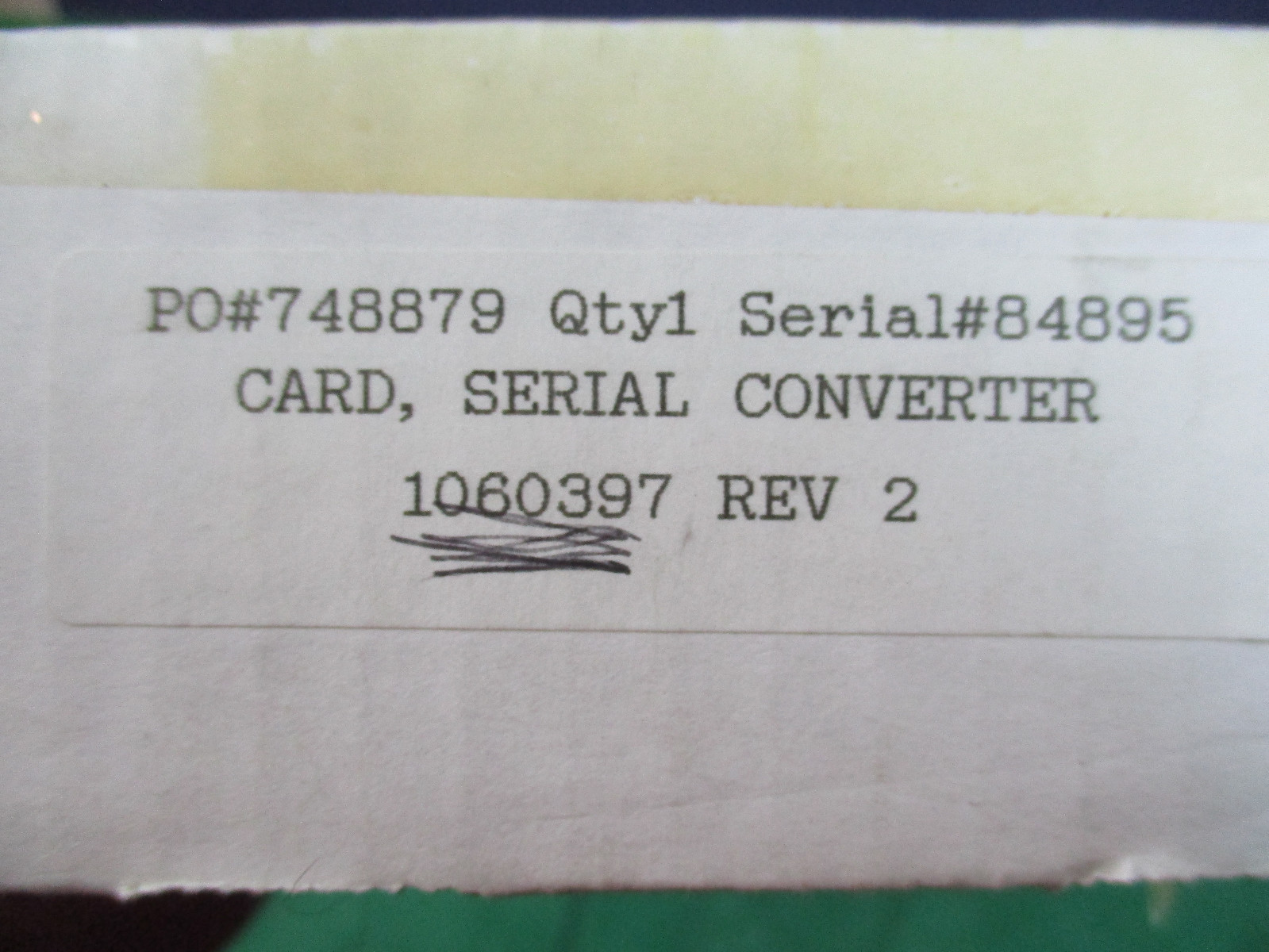 SAUNDERS ELECTRONICS QUAD SERIALPORT ISOLATOR QSI REV 2 RS422/485 BOARD NOS