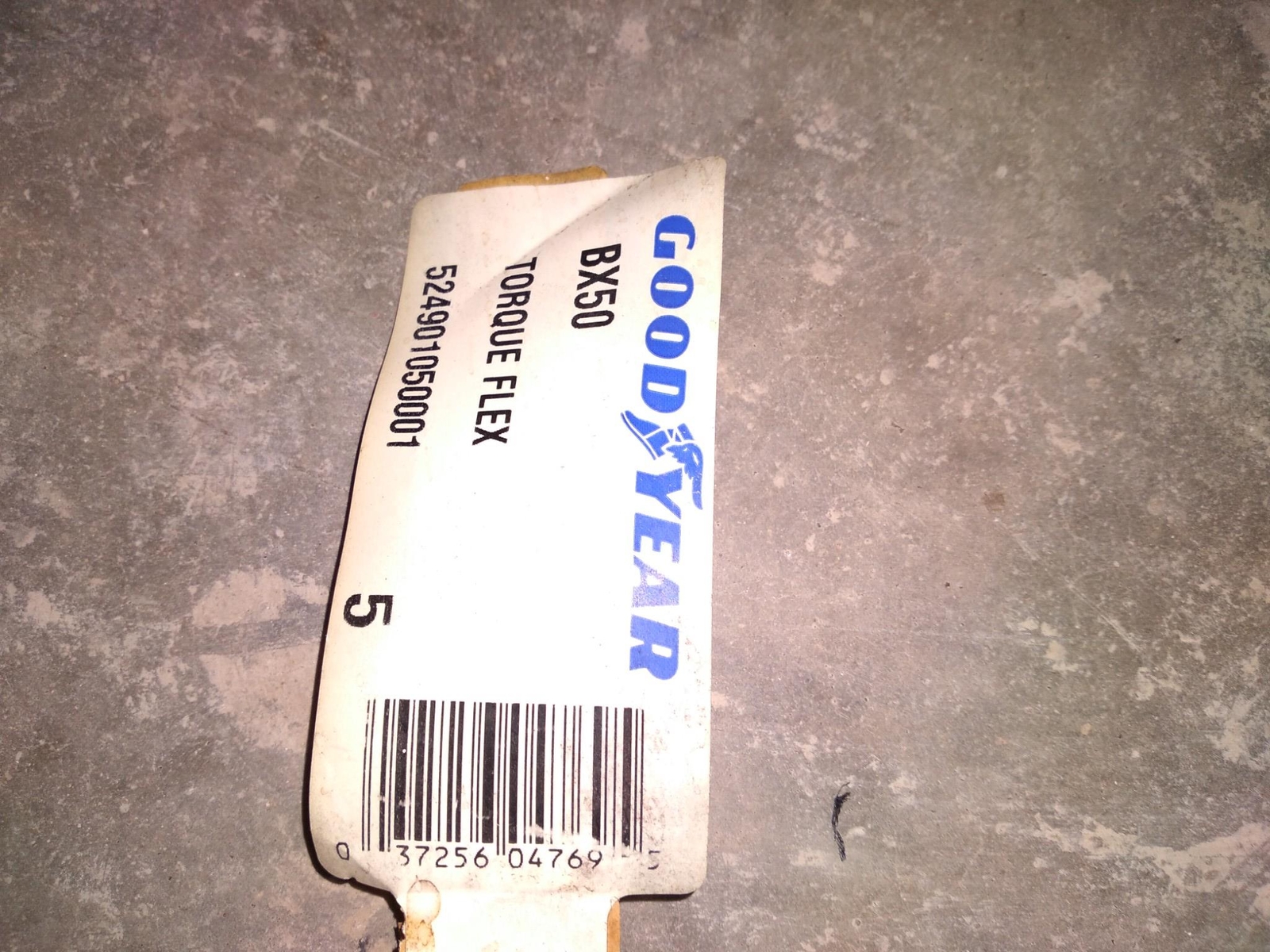 INDUSTRIAL BELT TIMING GOODYEAR BX50 TORQUE FLEX
